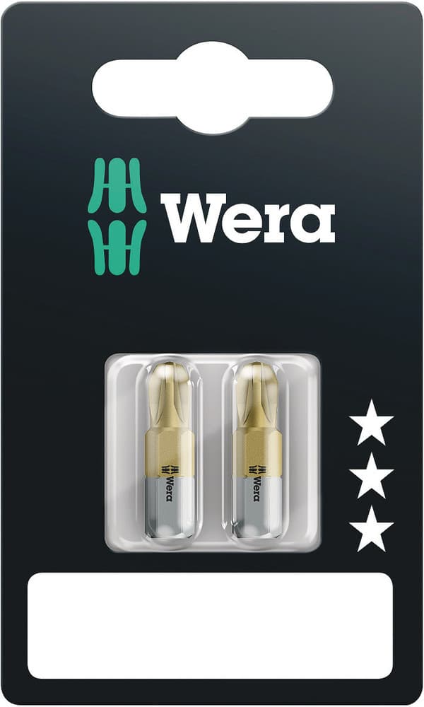 Wera  855/1 TiN bit, PZ 3 x 25 mm, 2 komada, 05073518001