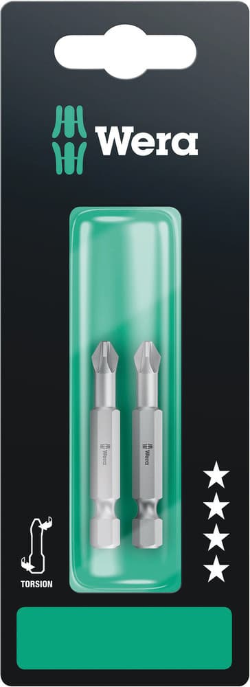 Wera  855/4 TZ bit, PZ 2 x 50 mm, 2 komada, 05134385001