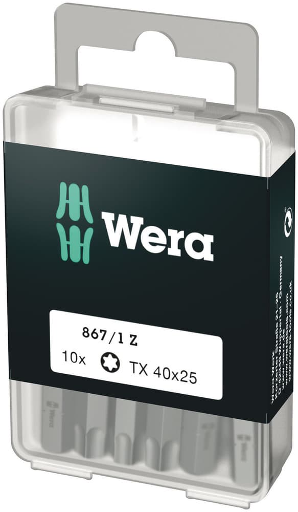 Wera 1x 867/1 DIY TORX® bit, TX 40 x 25 mm, 10 komada, 05072412001