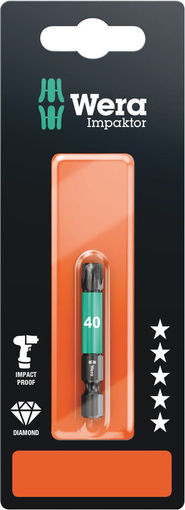 Wera  867/4 IMP DC Impaktor bit, TX 40 x 50 mm, 05073967001