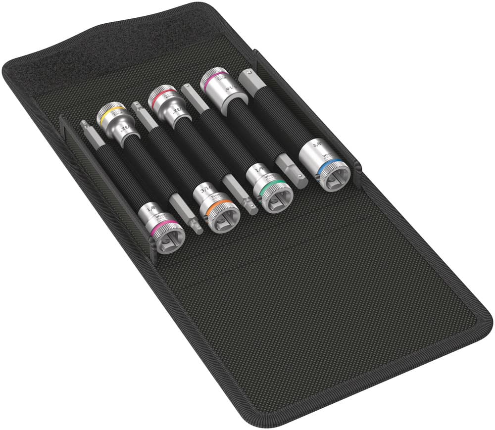 Wera 8740 B HF Imperial 1 Zyklop nasadni bit sa funkcijom držanja, 3/8", 7 komada, 05003181001