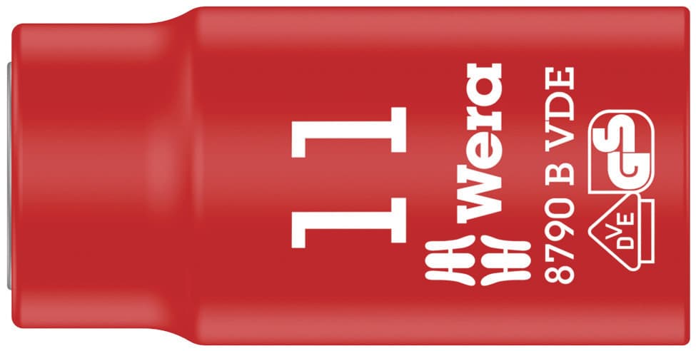 Wera 8790 B VDE Zyklop 3/8" nasadni ključ, izolovan, 11 x 46 mm, 05004955001