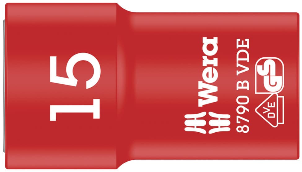 Wera 8790 B VDE Zyklop 3/8" nasadni ključ, izolovan, 15 x 46 mm, 05004959001