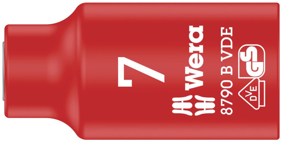 Wera 8790 B VDE Zyklop 3/8" nasadni ključ, izolovan, 7 x 46 mm, 05004951001