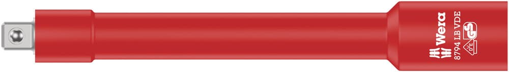 Wera 8794 LB VDE Zyklop nasadni ključ, izolovan, dugački, 3/8", 05004965001