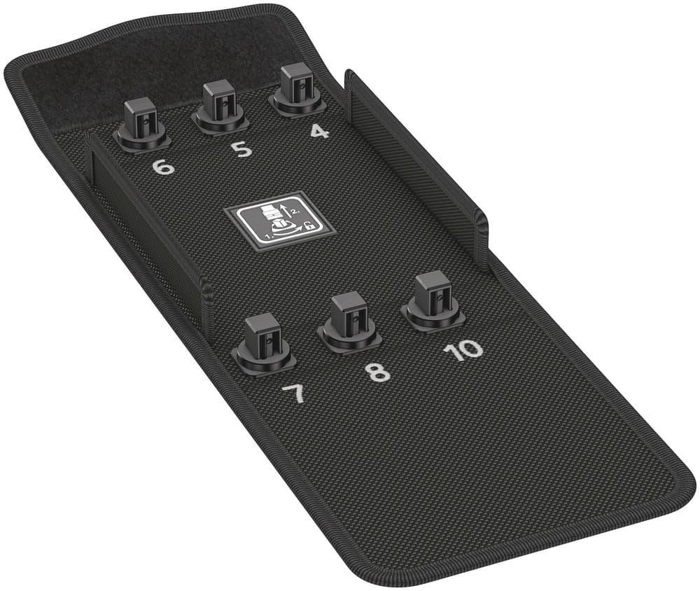 Wera 9403 Tekstilna kutija za nasadne ključeve 8740 C HF 2, prazna, 152 x 159 x 45 mm, 05136452001