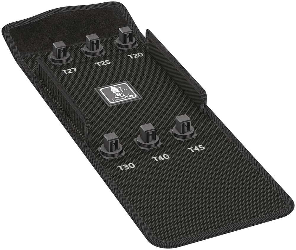 Wera 9405 Tekstilna kutija za nasadne ključeve 8767 C TORX® HF 2, prazna, 152 x 159 x 45 mm, 05136454001