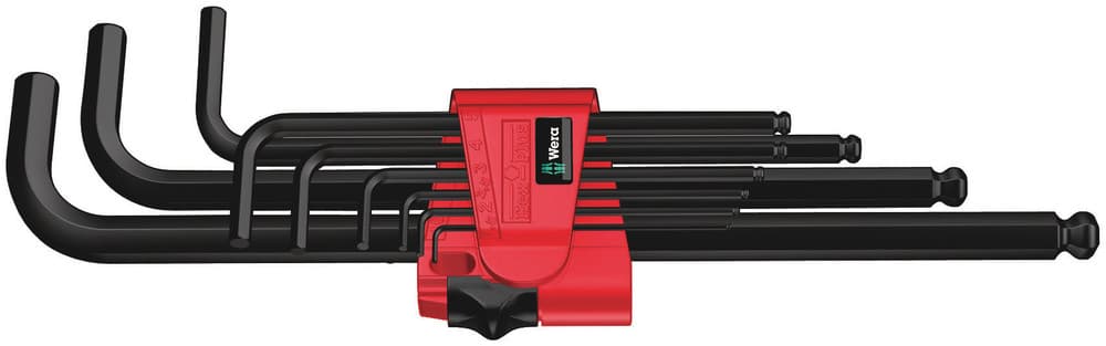 Wera 950/9 Hex-Plus 6 set Imbus ključeva, metrički, BlackLaser, 9 komada, 05022086001