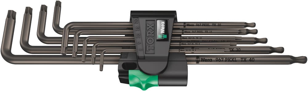 Wera 967/9 TX XL 1 TORX® set imbus ključeva, dugi, 9 komada, 05024460001
