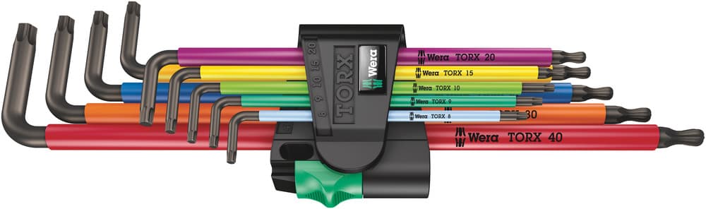 Wera 967/9 TX XL Multicolour 1 set imbus ključeva TORX®, dugi, 9 komada, 05024480001