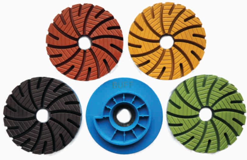 E1504ST Set za brušenje 4 Step Resin 150mm