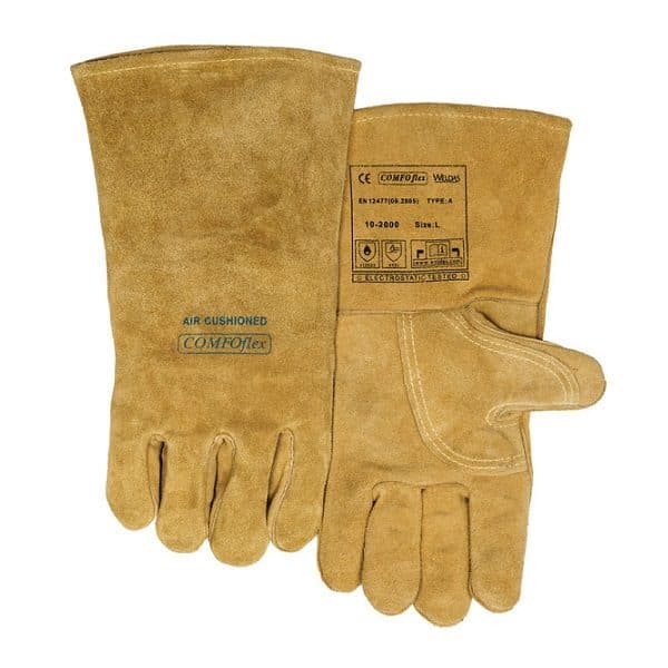 Weldas 10-2000 - rukavice za zavarivanje od prvoklasnog goveđeg boksa, sa comfoflex® postavom 