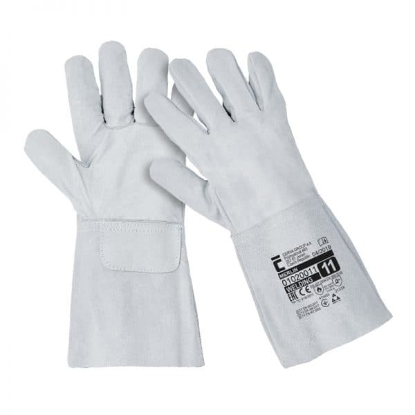 Merlin - rukavice za zavarivače, od goveđeg špalta bez postave 