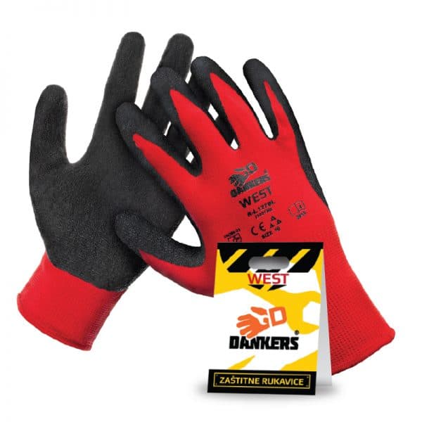 Dankers West Blister - rukavice od najlona sa penastim lateksom 