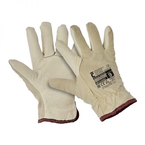 Heron Winter - zimske postavljene rukavice od svinjske kože 