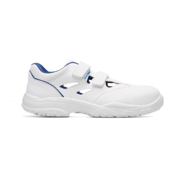 EXENA plitke zaštitne sandale LOTUS_20 S1 SRC, bele boje 