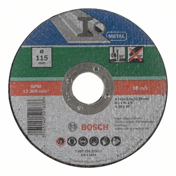 Bosch 2609256315 Rezna ploča ravna, metal