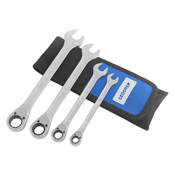 Gedore set vilasto-okastih brzih ključeva 10-19mm 4-delni S 7 R-04, 2303949