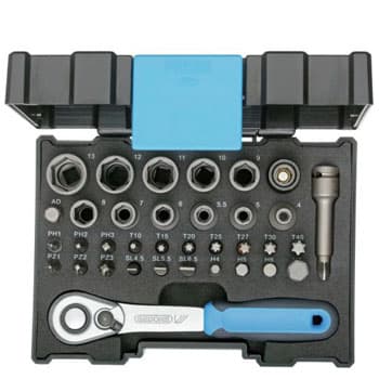 Gedore set nasadnih ključeva prihvat sa račnom 1/4",35 delova SB 666-U-20