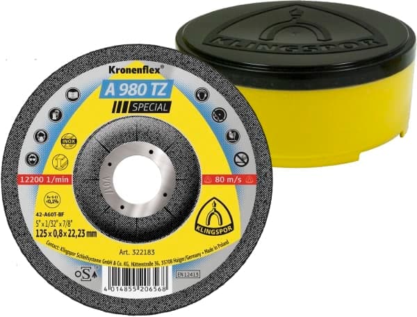 Klingspor A 980 TZ Special Kronenflex® rezna ploča, 322183, 125 mm