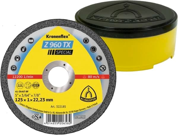 Klingspor Z 960 TX Special Kronenflex® rezna ploča, 322185, 125 mm