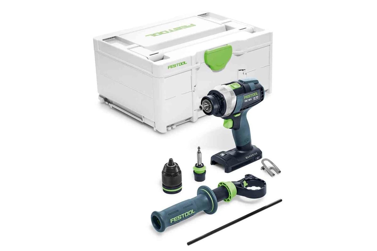 Festool Baterijska bušilica/odvrtač QUADRIVE TDC 18/4 I-Basic, F 575601