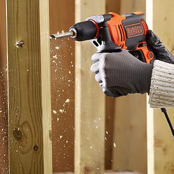 Black+Decker električna udarna bušilica 710W + kofer + pribor BEH710KA80 - slika 3