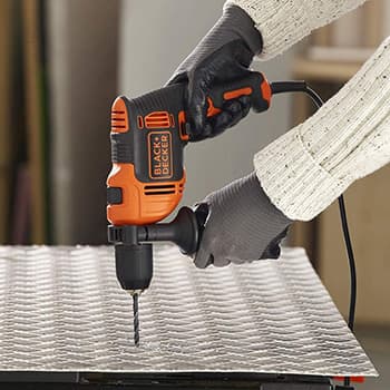 Black+Decker električna udarna bušilica 710W + kofer + pribor BEH710KA80 - slika 4