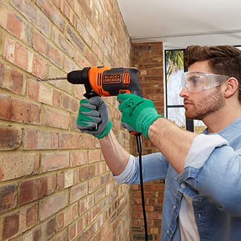 Black+Decker električna udarna bušilica 710W + kofer + pribor BEH710KA80 - slika 2