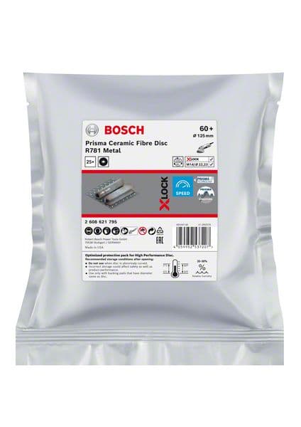 Bosch X-LOCK fiber disk R781, 125 mm G60 pakovanje od 25 kom. - 2608621795 - slika 2