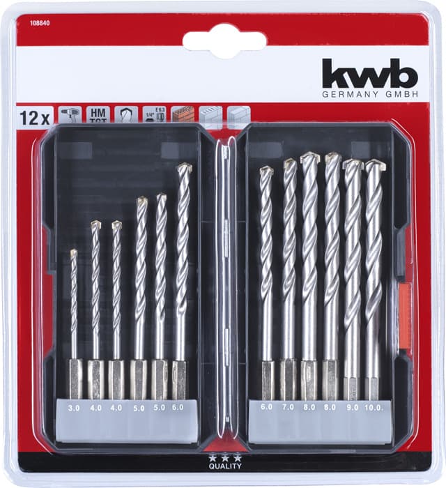 KWB 49108840 S-Box set burgija za kamen 12 delova - slika 3