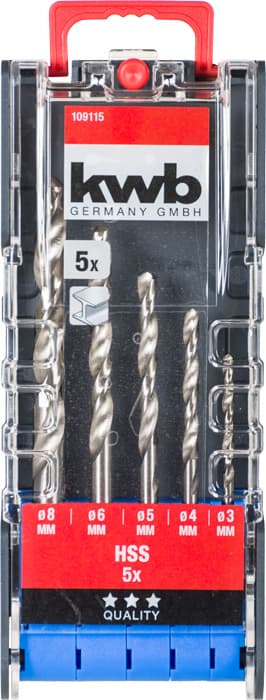 KWB 49109115 PWRBox set burgija za metal, 5 delova - slika 3