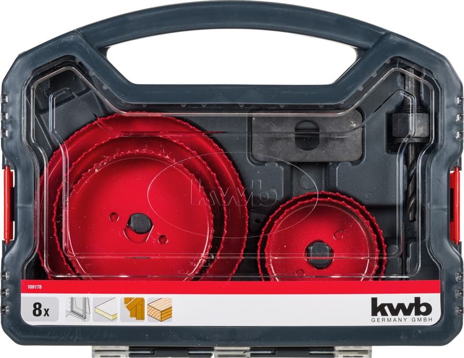 KWB 49109178 PWRBox set krunastih testera, 8 delova - slika 3