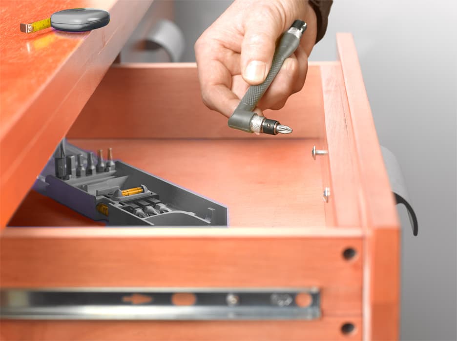 KWB 49116790 set bitova, 14 delova, sa metrom i libelom - slika 4