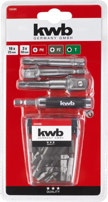 KWB 49120090 Set bitova 23kom + adapter za utičnicu - slika 3