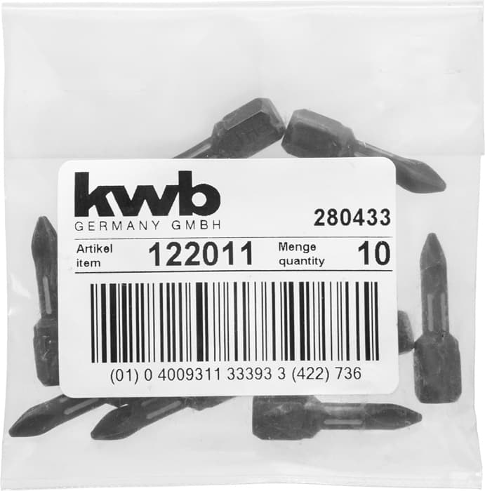 KWB 49122011 bit 25 mm PH 1 Torsion - slika 3