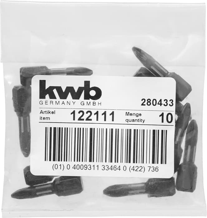 KWB 49122111 bit 25 mm PZ 1 Torsion - slika 4