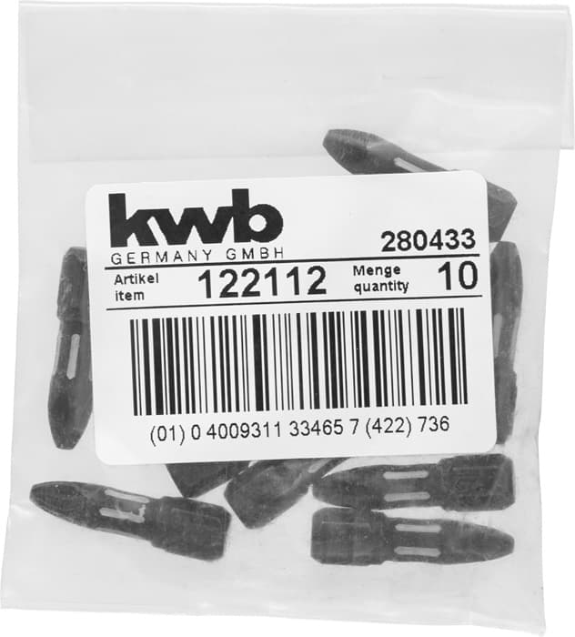 KWB 49122112 bit 25 mm PZ 2 Torsion - slika 3