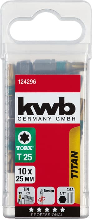 KWB 49124296 10 bita 25 mm Torx 25 Titan SB - slika 3
