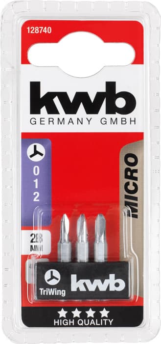 KWB 49128740 3 bita 28 mm, Tri-Wing, Mikro SB - slika 3