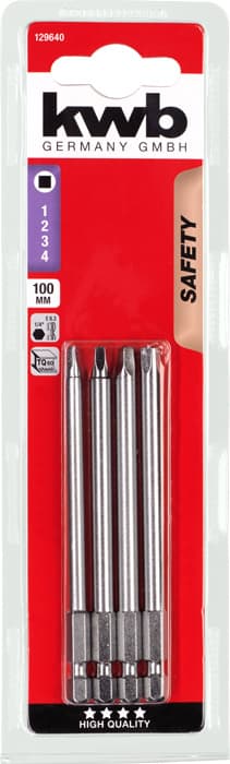 KWB 49129640 4 bita 100 mm, kvadratna SB - slika 3