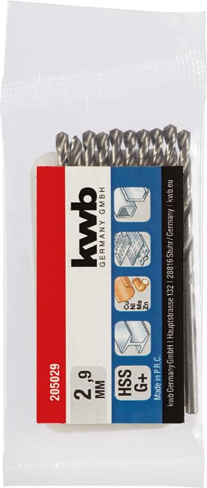 KWB 49205029 Brušena burgija Silverstar HSS 2,9 - slika 2