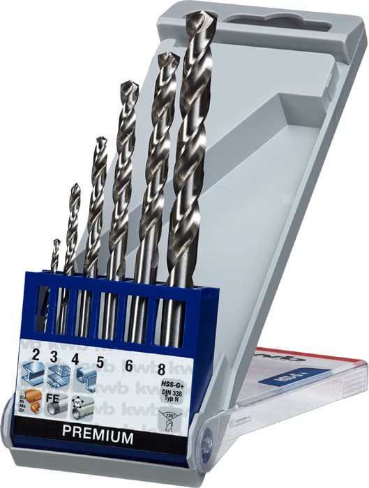 KWB 49205530 HSS-G set burgija 2-8 mm, 6 delova - slika 2