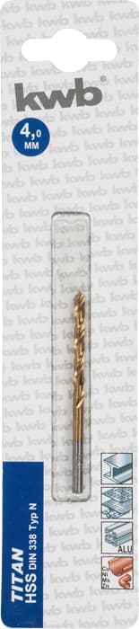 KWB 49237340 TitanIUM HSS-G TIN Twist burgija 4,0 mm - slika 3