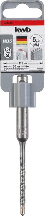 KWB 49241235 SDS-Plus burgija 5,0 x 110 HB44 za beton - slika 3