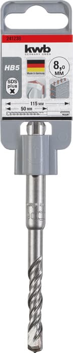 KWB 49241238 SDS-Plus burgija 8,0 x 110 HB44 za beton - slika 3