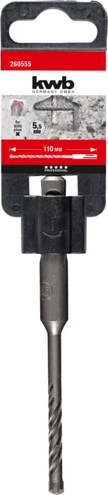 KWB 49260555 Crosstip HB44 SDS plus burg 5.5, 110, za armirani beton - slika 3