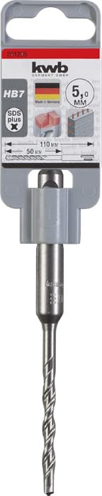 KWB 49261205 SDS-Plus burgija za beton HB 7 C5 5 x 115 - slika 3