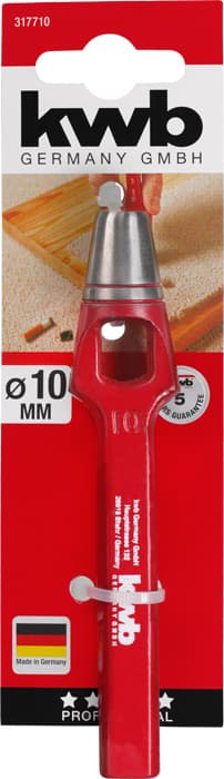 KWB 49317710 Bušač 10 za prorezivanje | DIN 7200, koža/tekstil/papir - slika 2