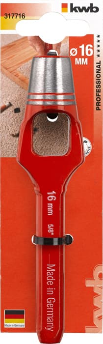 KWB 49317716 Bušač 16 za prorezivanje | DIN 7200, koža/tekstil/papir - slika 2